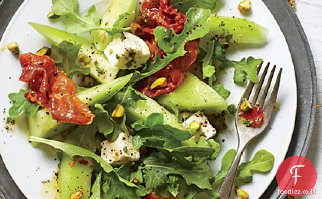 Insalata di melone e Prosciutto croccante