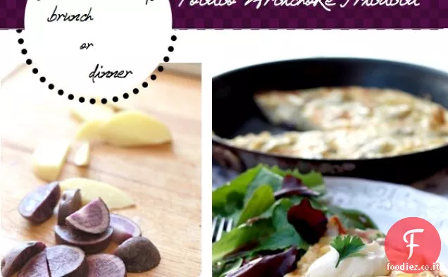 Frittata di patate al carciofo