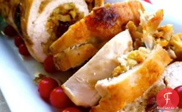 Cranberry farcito petto di tacchino
