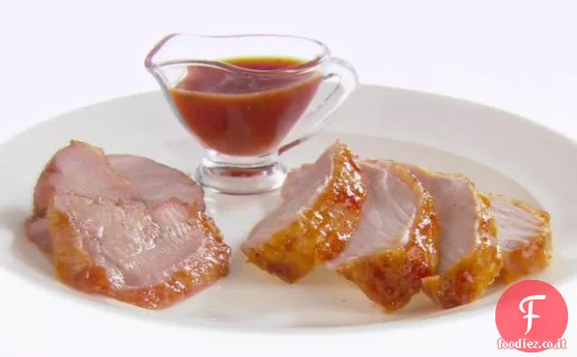 Tacchino glassato al mirtillo rosso