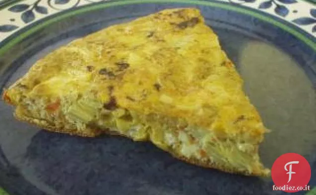Frittata di Carciofi e Olive con Gruyere