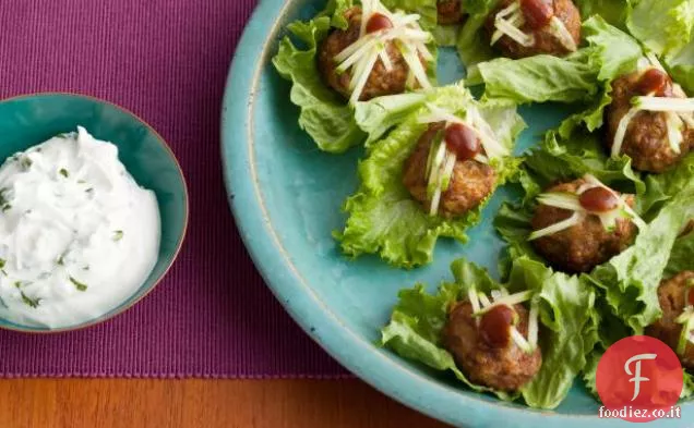 Polpette Tandoori con Coriandolo Raita