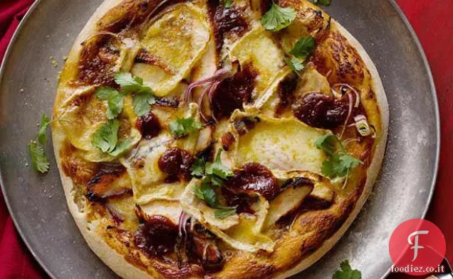 Pizza di pollo BBQ