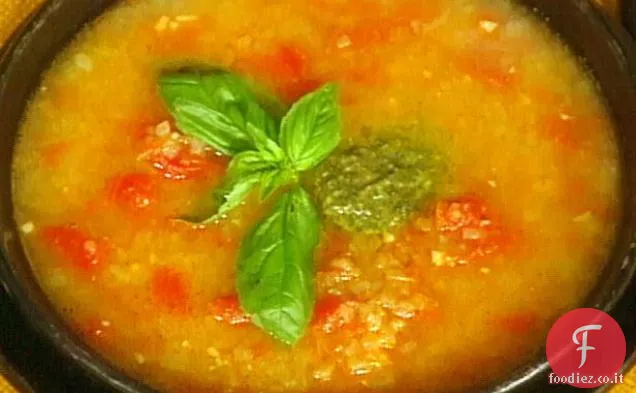 Zuppa di pomodoro e aglio