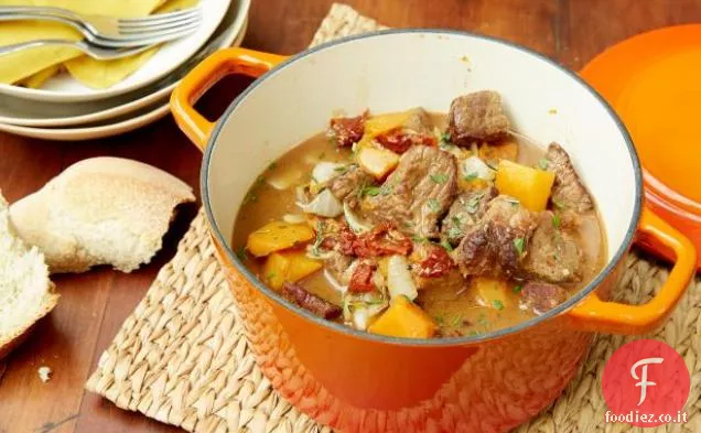 Stufato di manzo e zucca