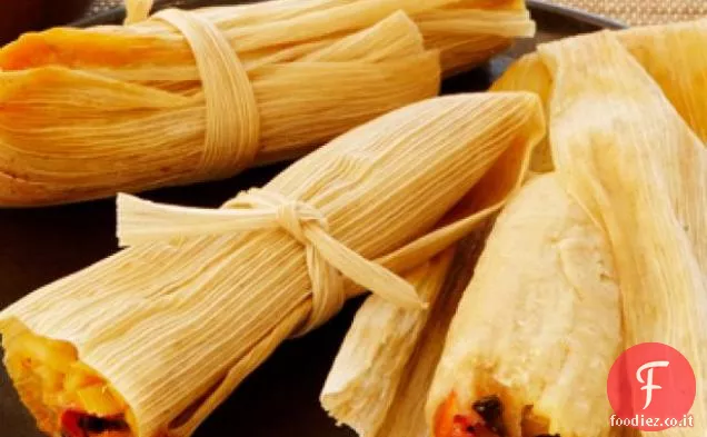 Tamales al formaggio Cheddar affumicato