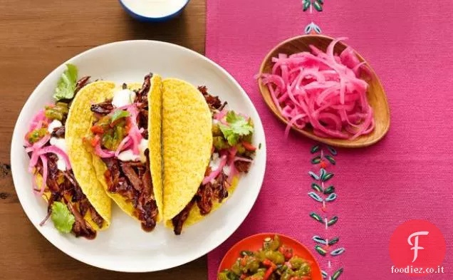 Tacos a costine rosse del Cile
