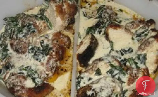 Pollo alla crema di basilico