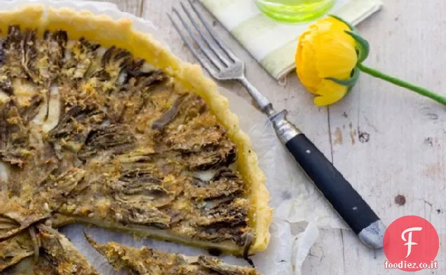 Crostata Salata con Carciofi e Limone