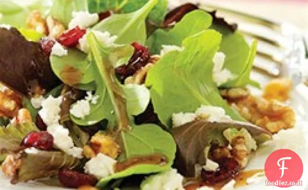 Insalata di mirtilli e feta con vinaigrette di Digione