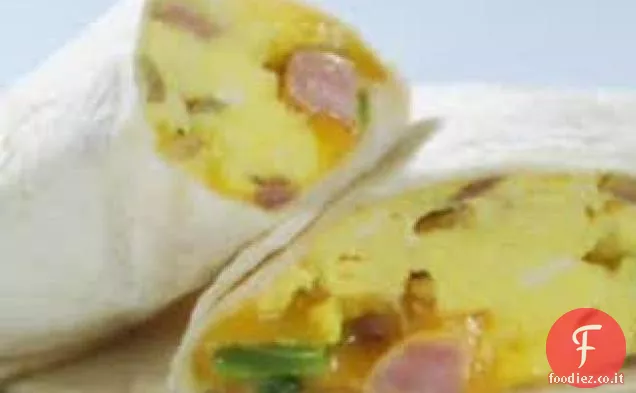 Online Round 2-Prosciutto e Formaggio Colazione Burrito