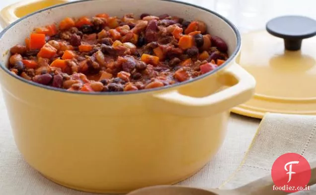 Tre fagioli e manzo Chili