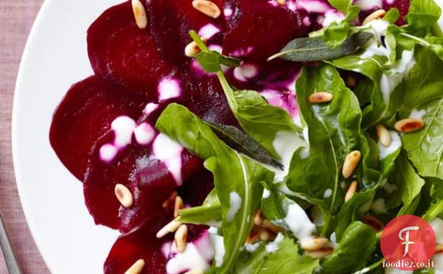 Carpaccio di barbabietola arrosto al sale
