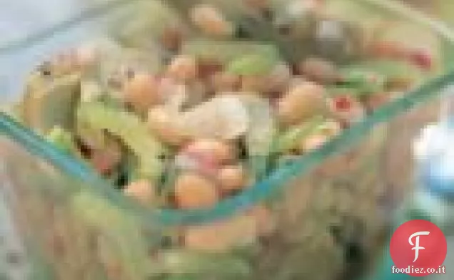 Insalata di carciofi e fagioli bianchi