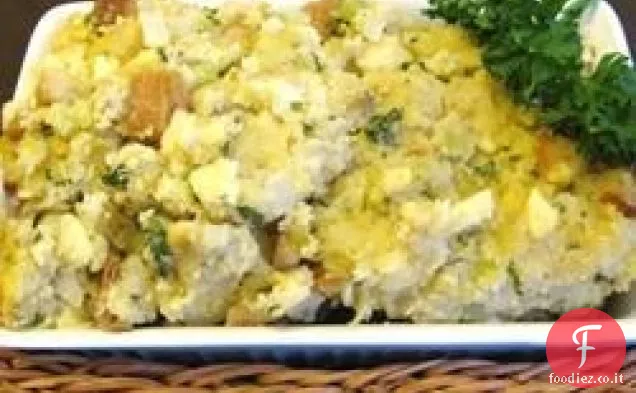 Mela Pecan Pane di mais Condimento