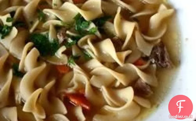 Zuppa di noodle di manzo