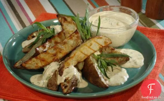 Bistecca alla griglia Patatine fritte con Aceto di malto Aioli
