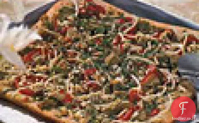 Pizza al carciofo e Formaggio Feta
