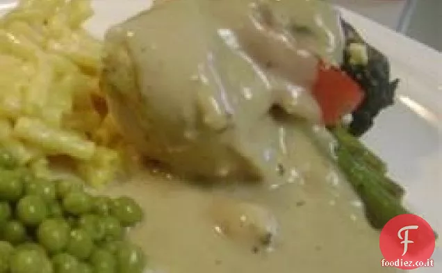 Rollup di pollo e Portobello