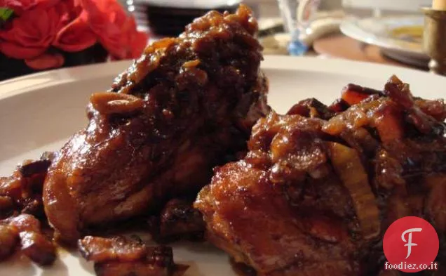 Pollo brasato di birra