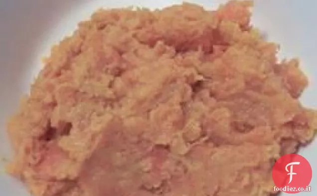 Poltiglia di carote e patate dolci