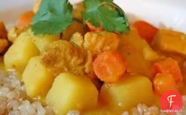 Pollo al cocco di Michelle al curry