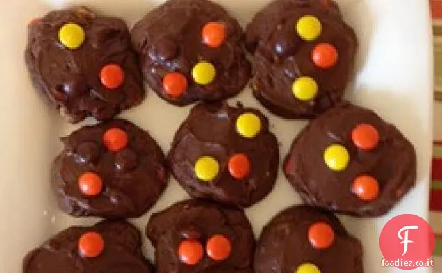 Biscotti al cioccolato di Halloween