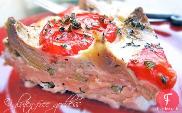 Torta salata di carciofi e Jalapeño
