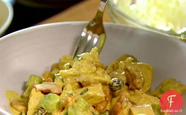 Insalata di pollo al curry