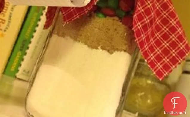 Miscela di biscotti in un vaso V