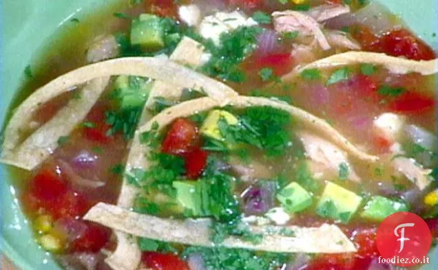 Zuppa di tortilla piccante