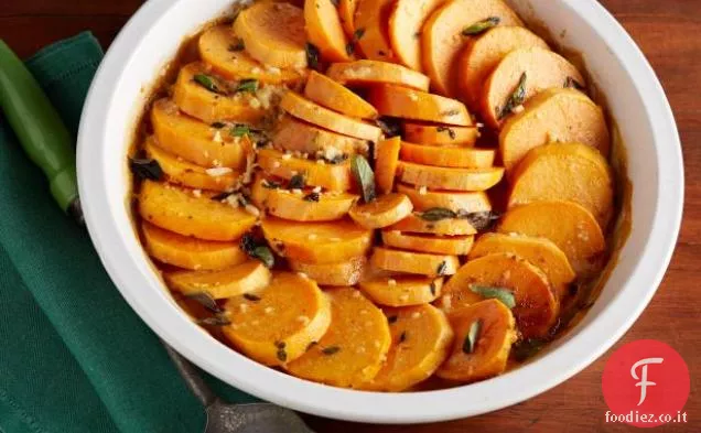 Casseruola di patate dolci piccanti