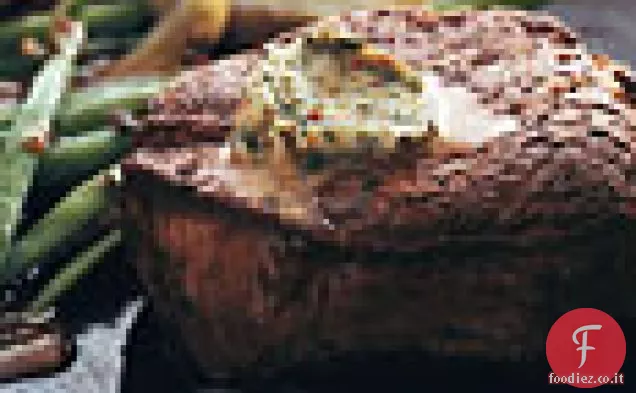 Mignon di Filetti con Burro speziato, Carciofi glassati e cime di fagiolini