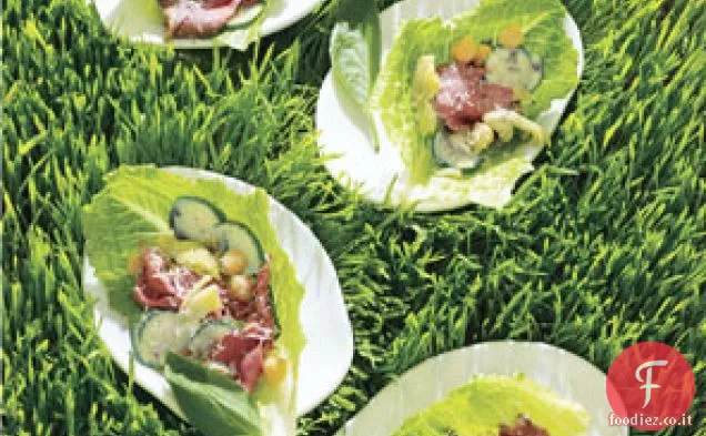 Involtini di lattuga di carciofo e manzo