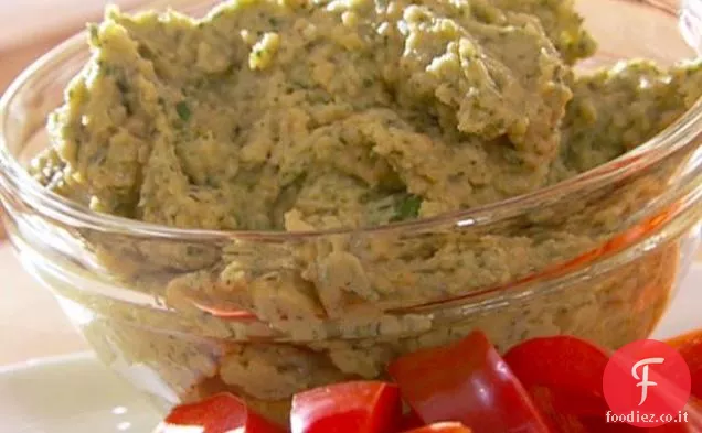 Hummus alle erbe verdi