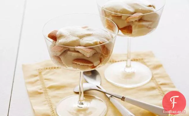 Budino di banana alleggerito