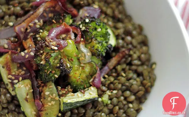 Lenticchie, Cipolle rosse e broccoli