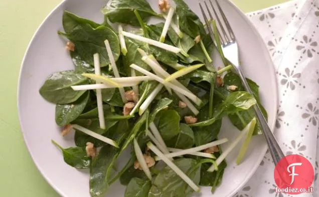 Insalata di spinaci e mele verdi