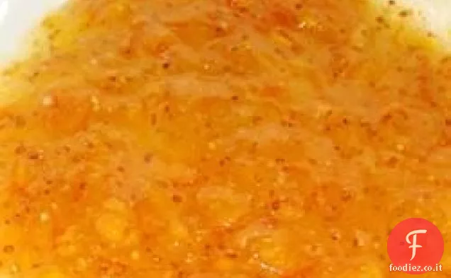 Salsa di immersione per gamberetti al cocco