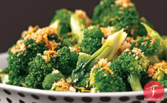 Broccoli con briciole di limone