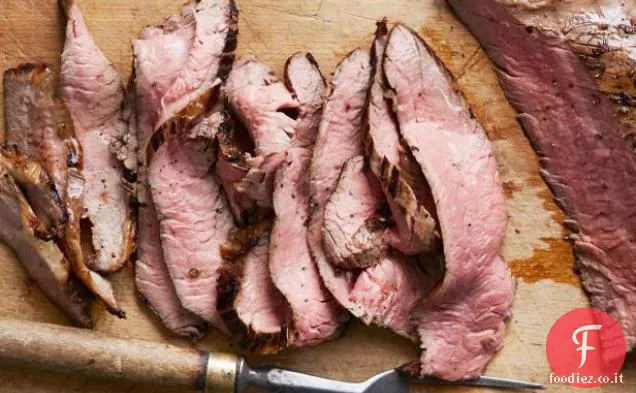 Bistecca alla griglia con marinata di zenzero