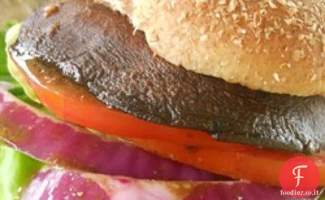 Hamburger salati ai funghi di Portobello