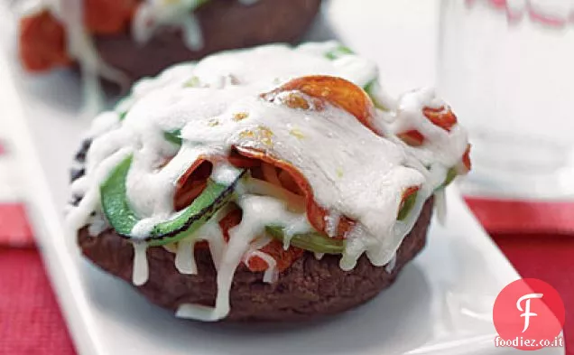 Pizze al Portobello con peperoni