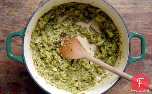Broccoli a lunga cottura con latticello