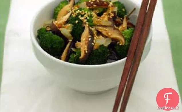 Wakame, Funghi e broccoli