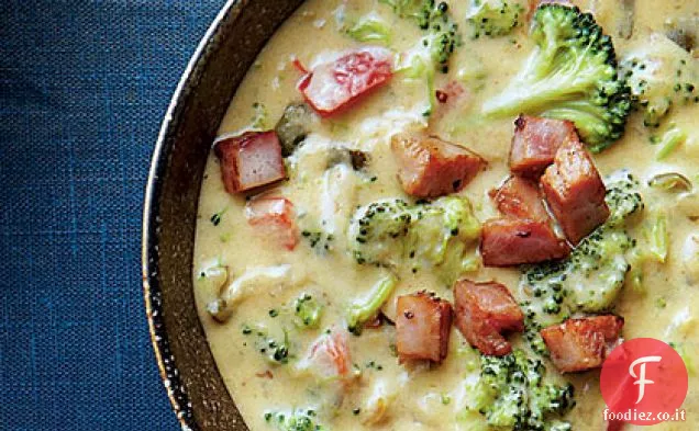 Queso-Zuppa di patate broccoli