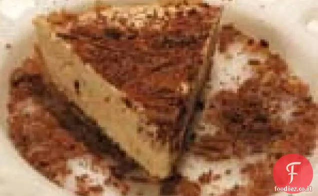 Torta al burro di arachidi con crosta di cioccolato