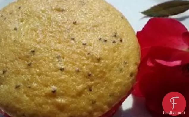 Muffin di semi di papavero al limone