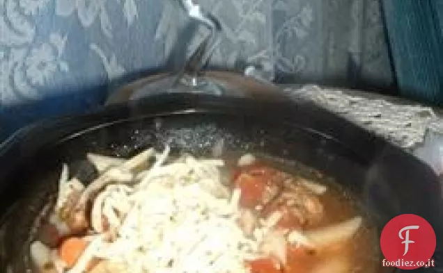 Zuppa di polpette e pasta