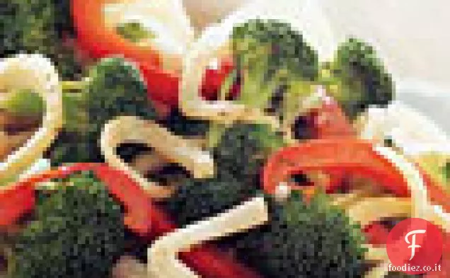 Broccoli con Finocchio e Peperone rosso